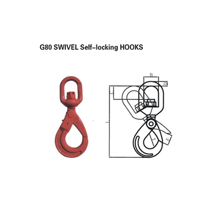 G80 Swivel Self- Locking Hooks | Usha Martin dealers