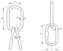 Master Link Assembly Tech Drawing